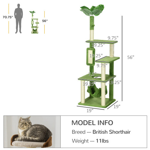 Arbre à chat PawHut