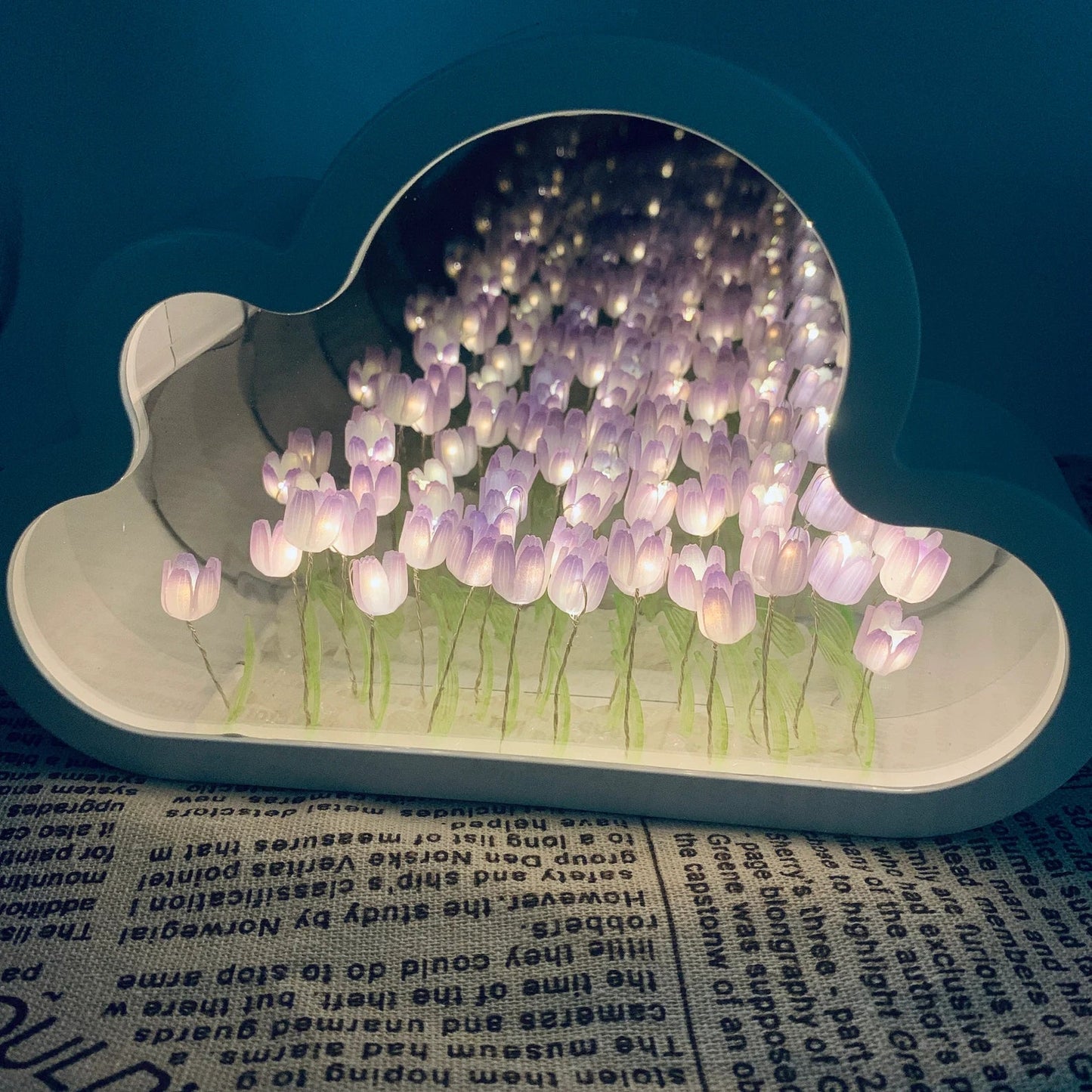 Tulipes miroirs en nuage infini Forever